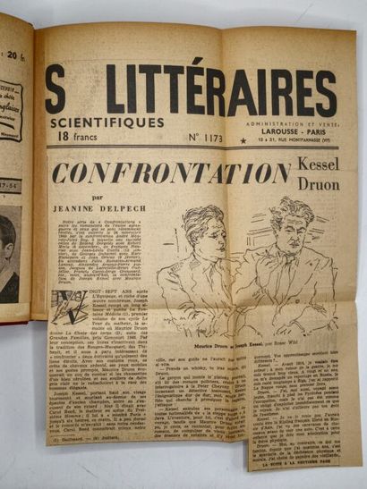 DRUON, Maurice. La Chute des corps. La Fin...