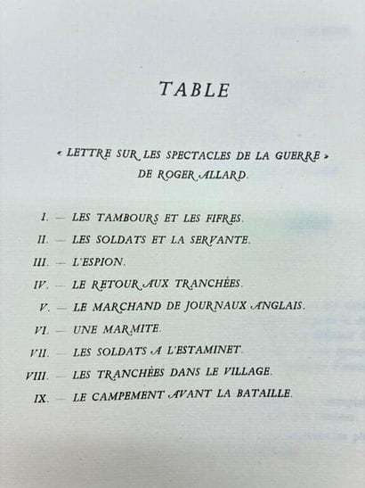 LABOUREUR, Jean Émile, and ALLARD, Roger....