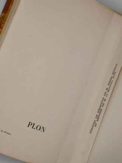 TROYAT, Henri. Discours de réception de M....