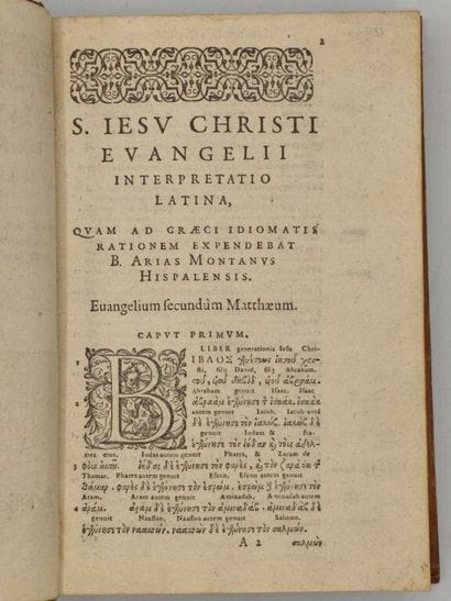 [BIBLE]PLANTIN, Christophe (éd.). Novum Testamentum...