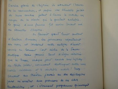 [MANUSCRIPT - SABATIER] PYRÈNE, Georges....