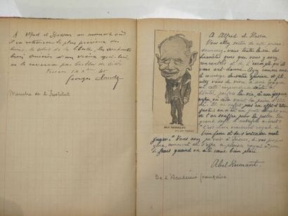 [MANUSCRIPT - FRESNES PRISON]. Autographs...