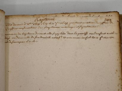 [MANUSCRIPT - BRITTANY]. Handwritten dictionary...