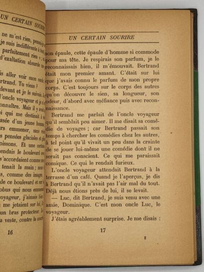 SAGAN, Françoise. Un certain sourire.

Exemplaire...