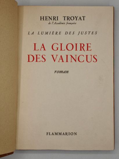 TROYAT, Henri. La Lumière des Justes : Les...