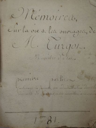 [MANUSCRIPT] DUPONT DE NEMOURS, Pierre-Samuel....
