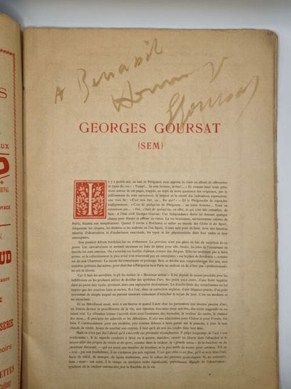 SEM, Georges Goursat dit. Album et deux affiches....