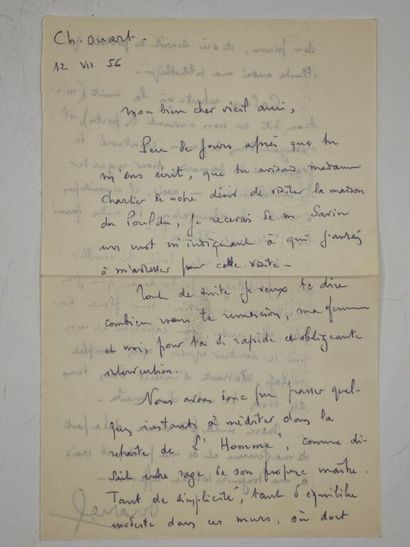 ALAIN, Émile-Auguste Chartier dit. Quatre-vingt-un...