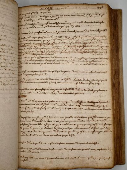 [MANUSCRIPT - BRITTANY]. Handwritten dictionary...