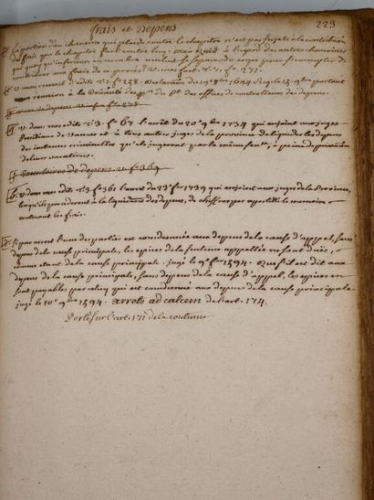 [MANUSCRIPT - BRITTANY]. Handwritten dictionary...
