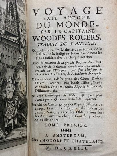 ROGERS, Woodes. Voyage fait autour du monde,...