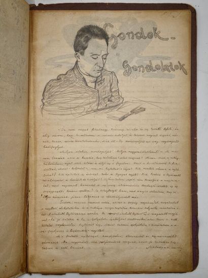 [MANUSCRIPT - HUNGARIAN AVANT-GARDE] BODZASY,...