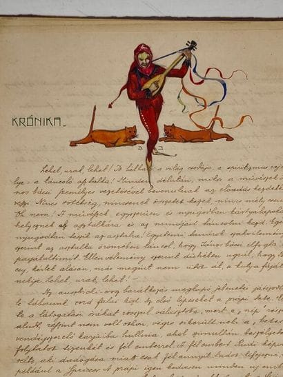 [MANUSCRIPT - HUNGARIAN AVANT-GARDE] BODZASY,...