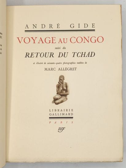 GIDE, André et ALLÉGRET, Marc. Voyage au...