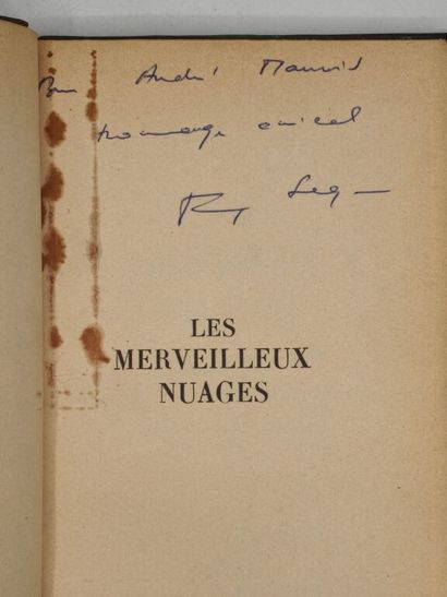 SAGAN, Françoise. Les Merveilleux Nuages.

Edition...