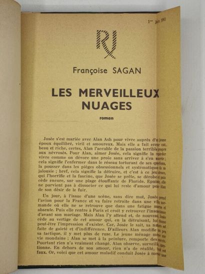 SAGAN, Françoise. Les Merveilleux Nuages.

Edition...