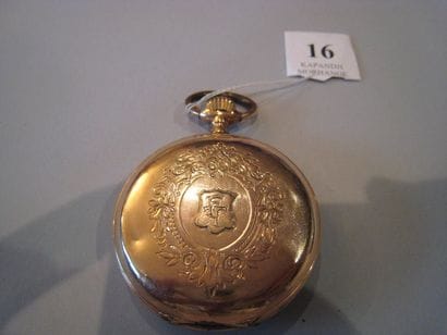 Montre de gousset en or rose