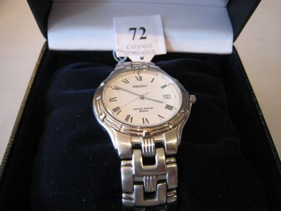 SEIKO.
Montre bracelet d'homme acier.