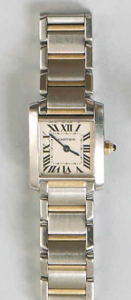 CARTIER.
Montre bracelet de dame modèle Tank...
