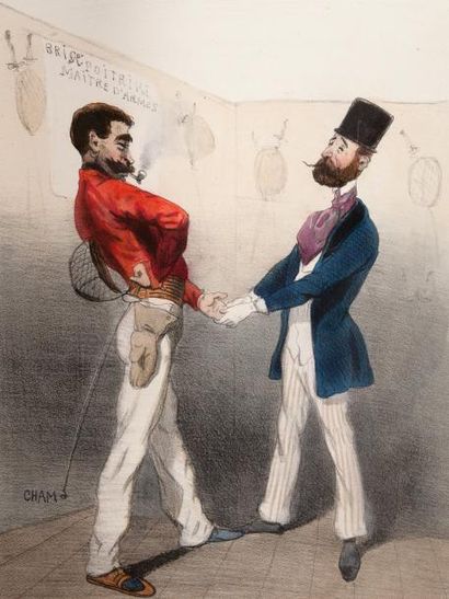 CHAM, DAUMIER, DE BEAUMONT
Ensemble de 4...