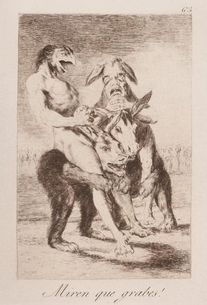 GOYA Y LUCIENTES (Francisco de)
Los Caprichos,...