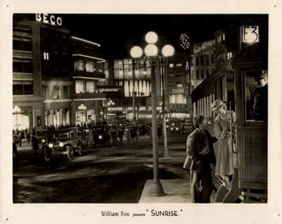 L'AURORE/SUNRISE Janet Gaynor et George O'Brien...