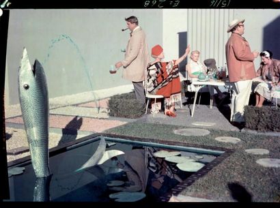 MON ONCLE Jacques Tati dans son film (1958)....