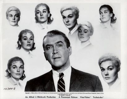 SUEURS FROIDES/VERTIGO Kim Novak et James...