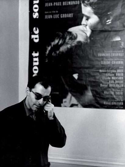 JEAN-LUC GODARD, C. 1960 Épreuve argentique...