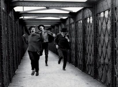 JULES ET JIM Jeanne Moreau, Henri Serre et...