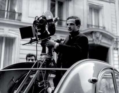 LA PEAU DOUCE François Truffaut sur le tournage...