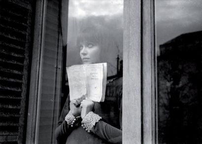 ALPHAVILLE Anna Karina et Eddie Constantine...