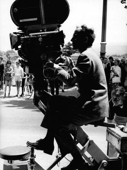PIERROT LE FOU Jean-Luc Godard sur le tournage...