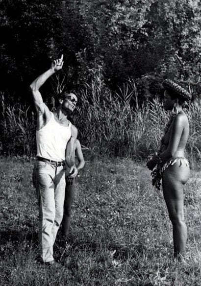 MÉDÉE/MEDEA Pier Paolo Pasolini sur le tournage...