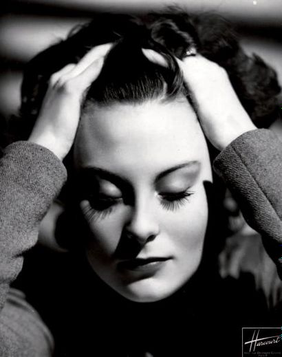 MICHÈLE MORGAN, 1947 Épreuve argentique d'époque...