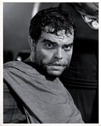 MACBETH Orson Welles dans son film (1948)....