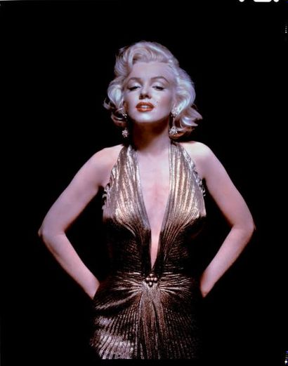 MARILYN MONROE, 1953 Ektachrome d'époque...
