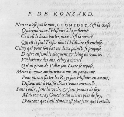 GUICCIARDINI Francesco
L'histoire d'Italie......