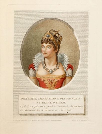 PORTRAIT DE JOSEPHINE IMPERATRICE DES FRANÇAIS...