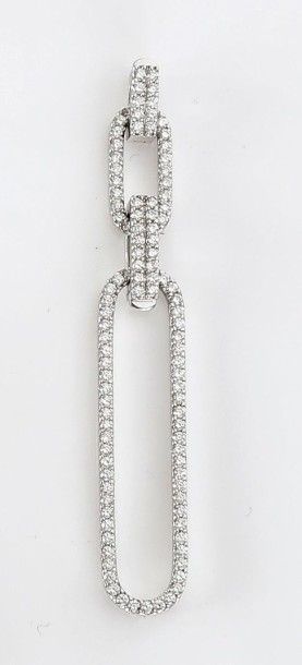 MESSIKA
Partie de pendentif en or gris 18K...
