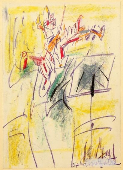 GEN PAUL (1895-1975)
Violoniste, 1957 Pastel...