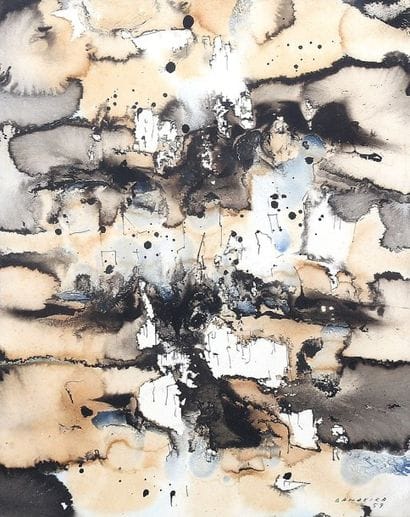 BANDEIRA
Composition, 1959 Encre, lavis et...