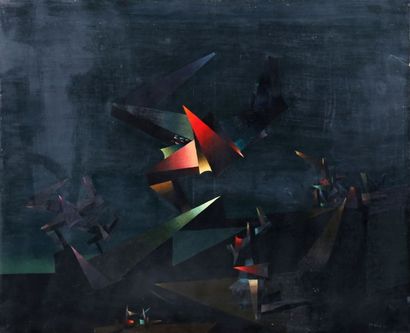 Georges PAPAZOFF
Composition, 1935 Toile...