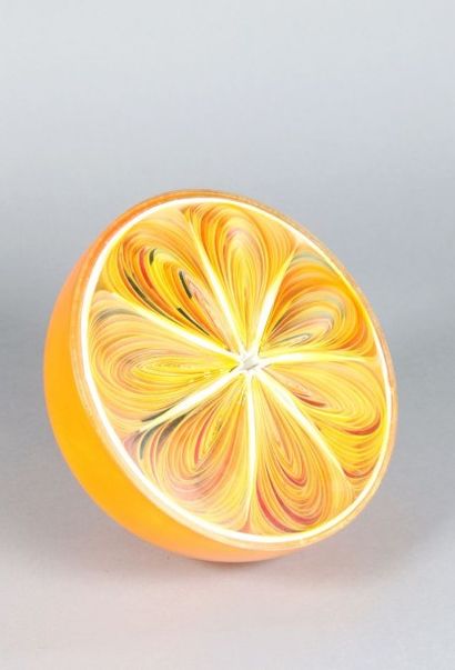 PAVLOS attribué à
Sphère (demi orange) Papiers...