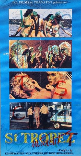 MIMMO Rotella
Saint-Tropez, 1986 Affiche...