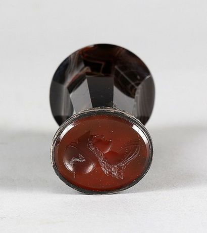 Cachet en agate, le sceau en cornaline à...
