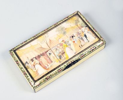 Boîte rectangulaire en vermeil (Sterling...
