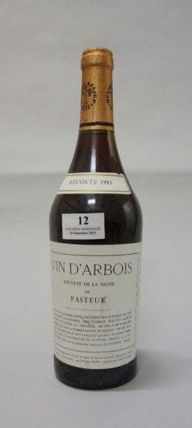 1 Bouteille VIN D'ARBOIS ROUGE, Récolte de...