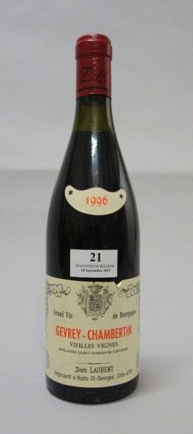 1 Bouteille GEVREY CHAMBERTIN V. V - D. LAURENT...