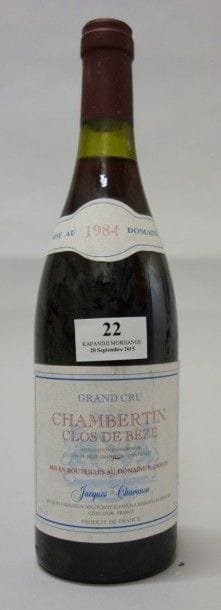 1 Bouteille CHAMBERTIN CLOS DE BEZE - J....